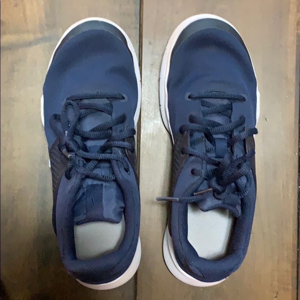 Navy Nike shoes